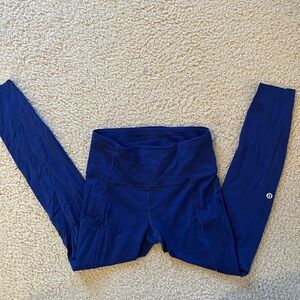 Lululemon Fast & Free 7/8 Tight II *Non-Reflective Nulux 25"